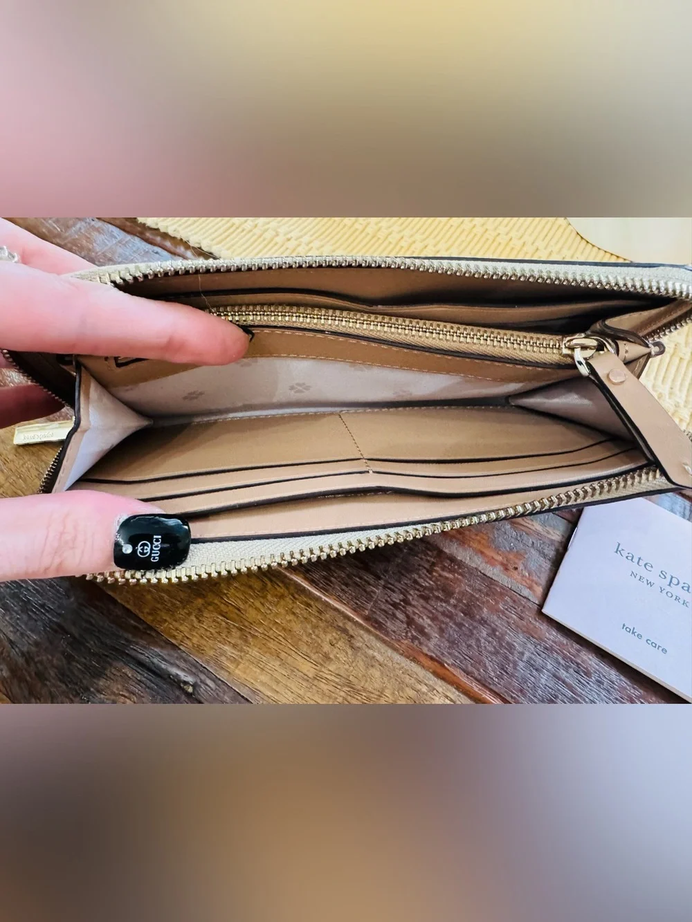 NWOT Kate Spade New York Burgess Court Slim Continental Wallet